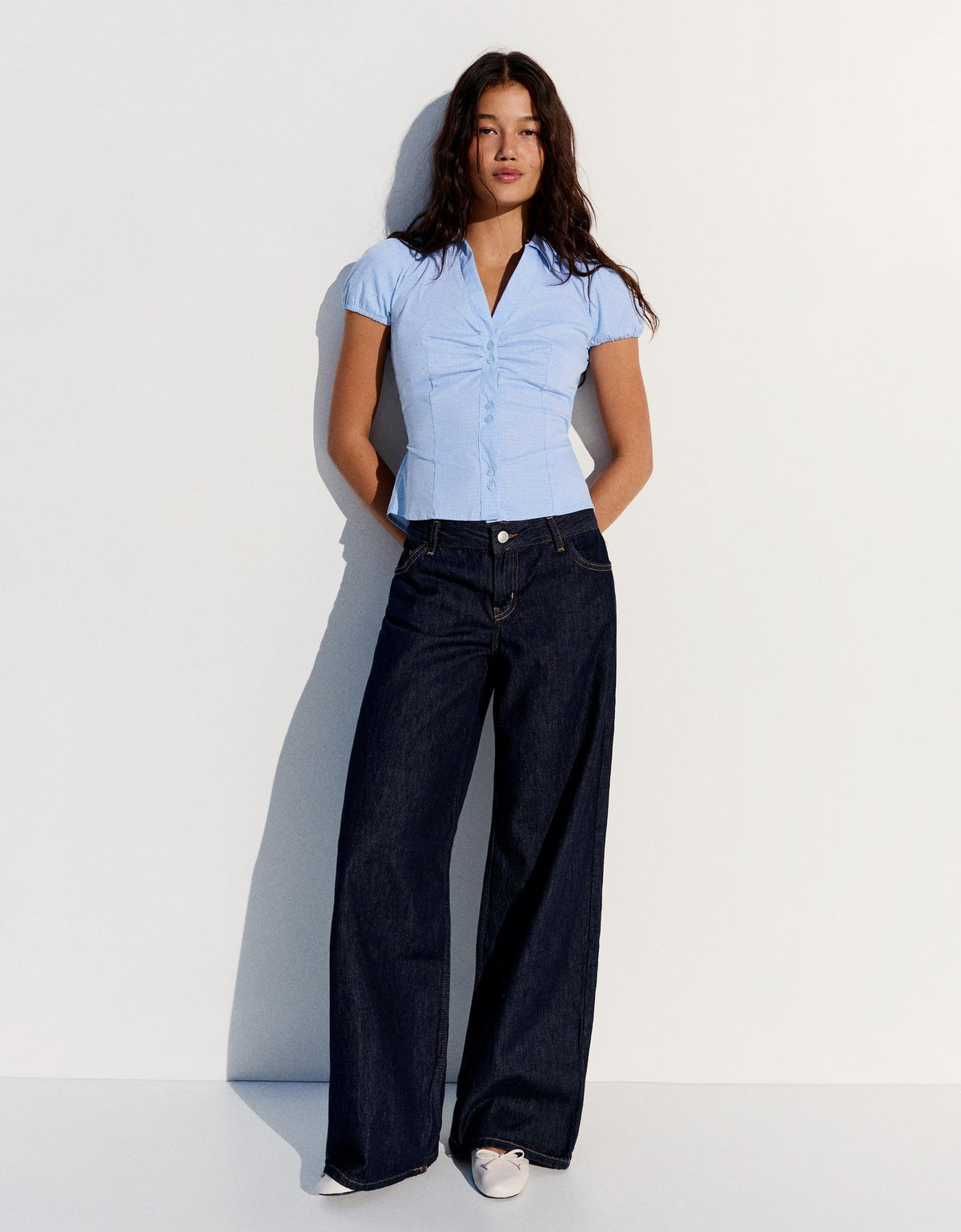 Peggy Tie Front Shirt
