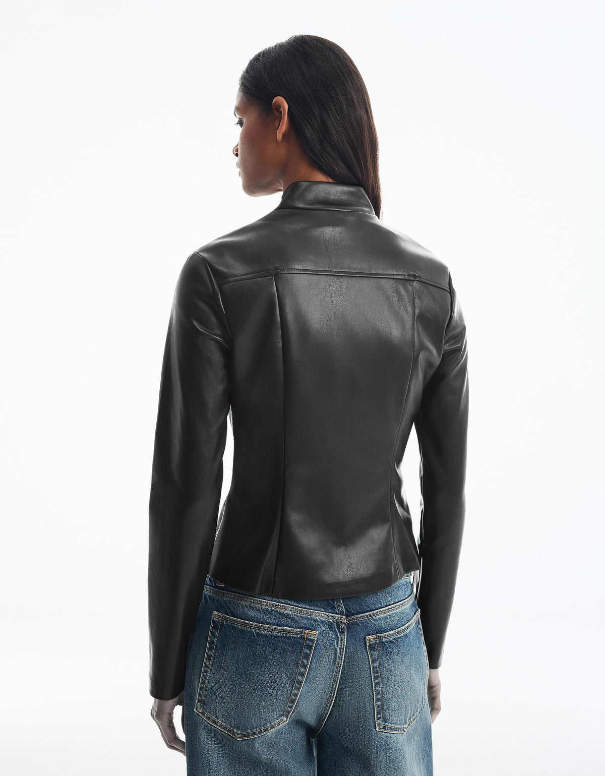 Wendeline Faux Leather Shirt
