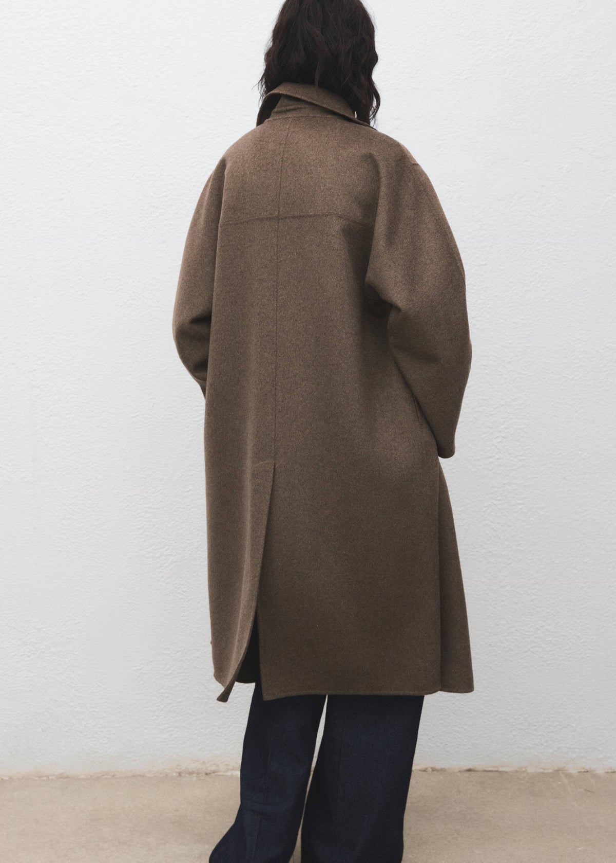 Ingrid Wool Coat Medium Brown