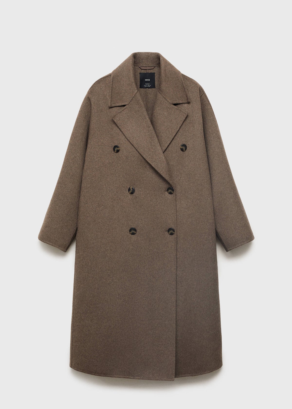 Ingrid Wool Coat Medium Brown