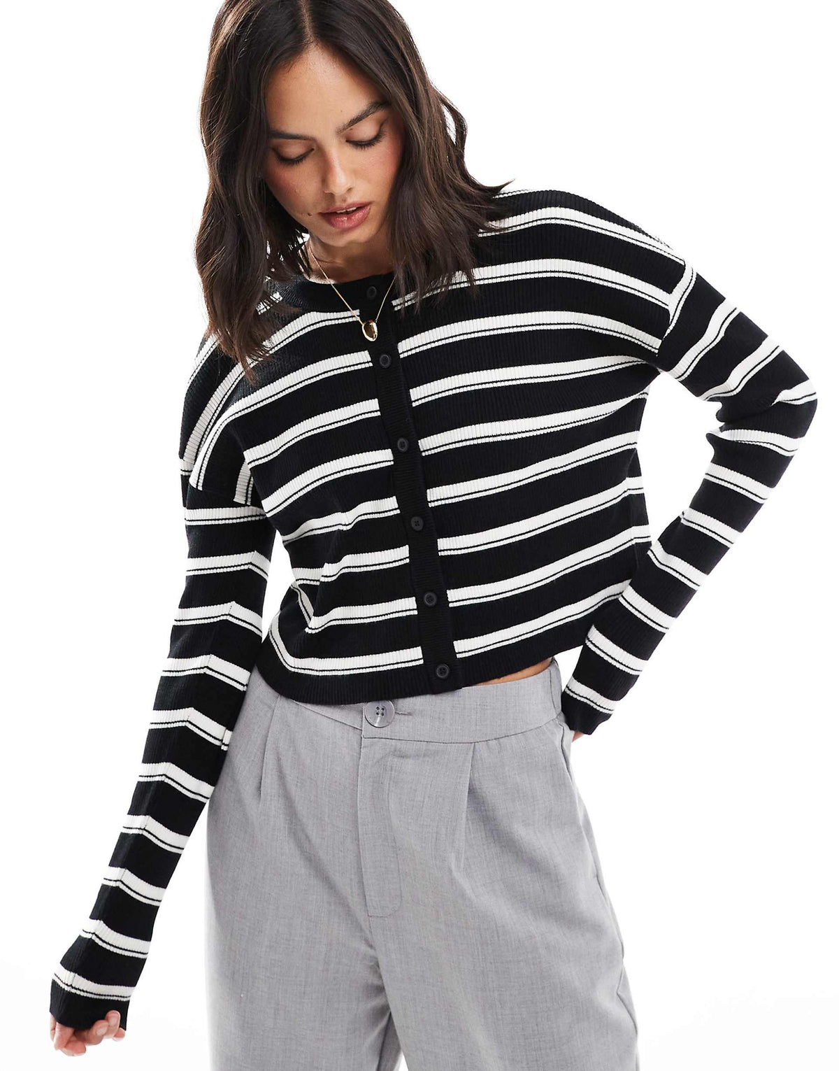 Nancy Stripe Cardigan