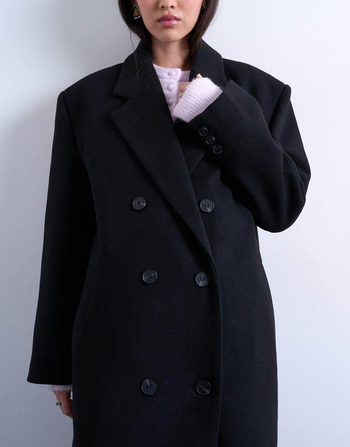 Viola Wool Coat Black