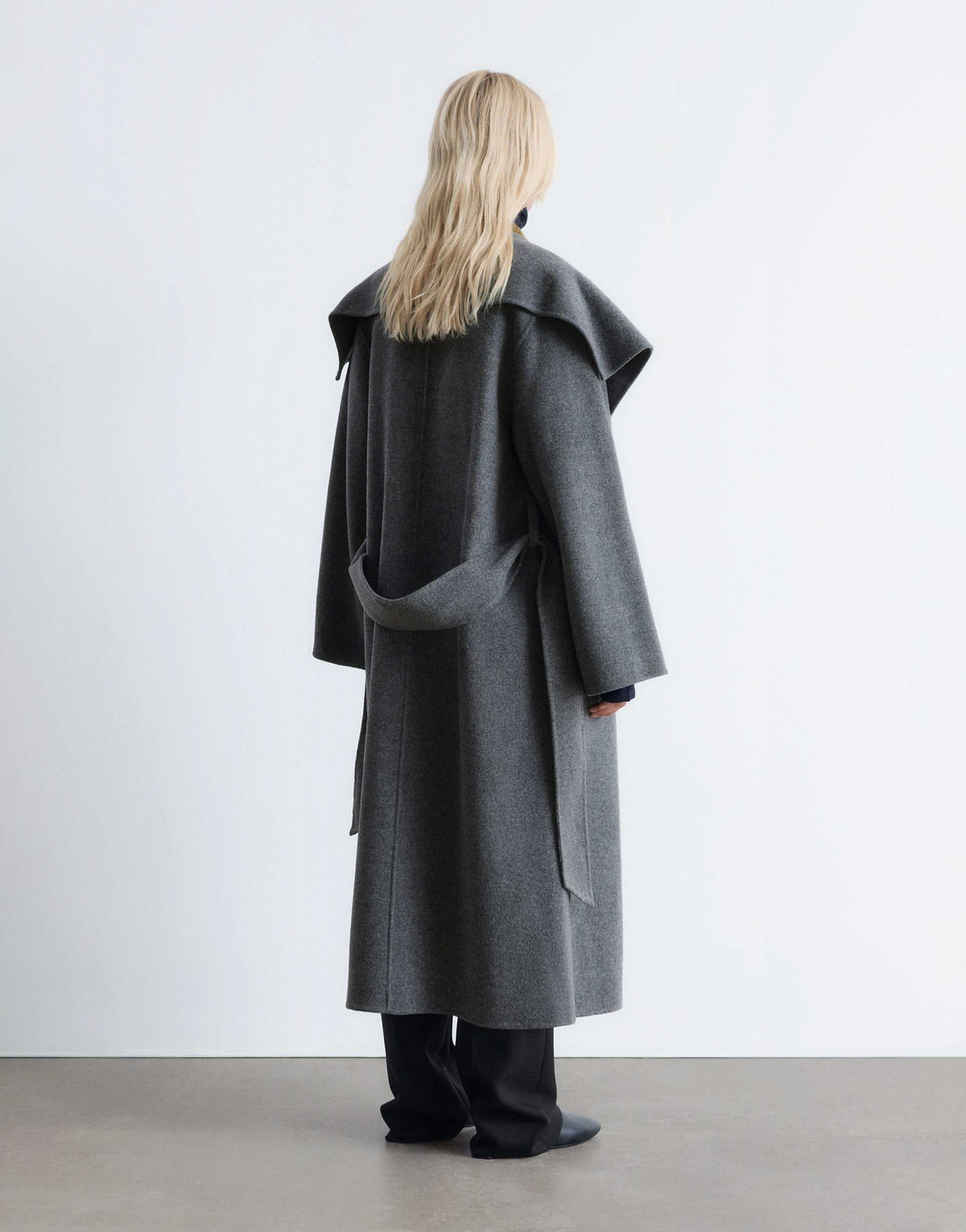 Greta Maxi Coat Grey