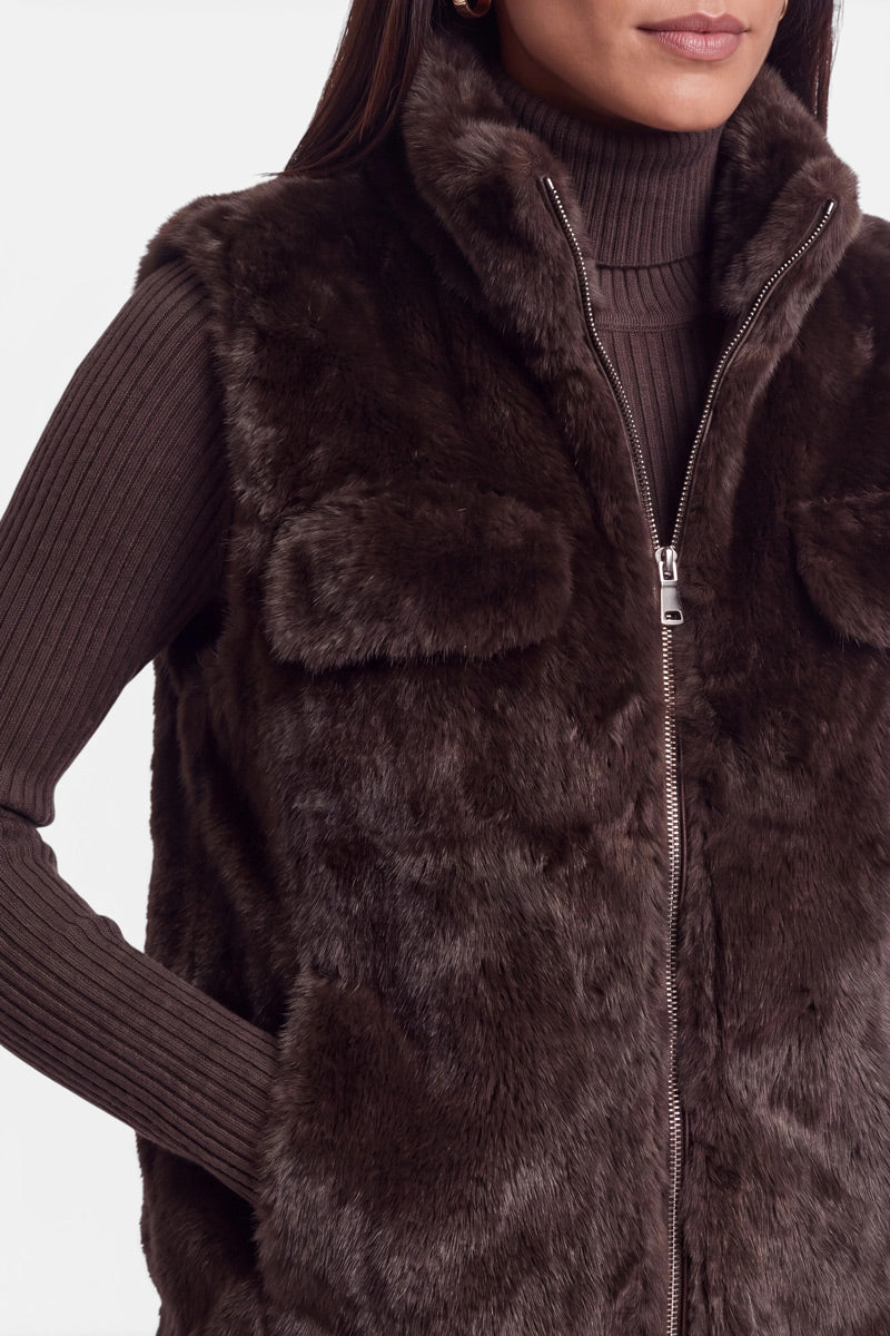 Zelinda Fur Vest