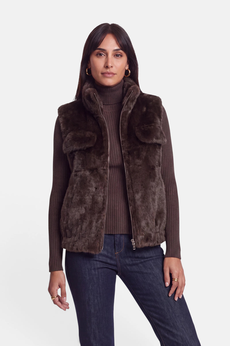 Zelinda Fur Vest