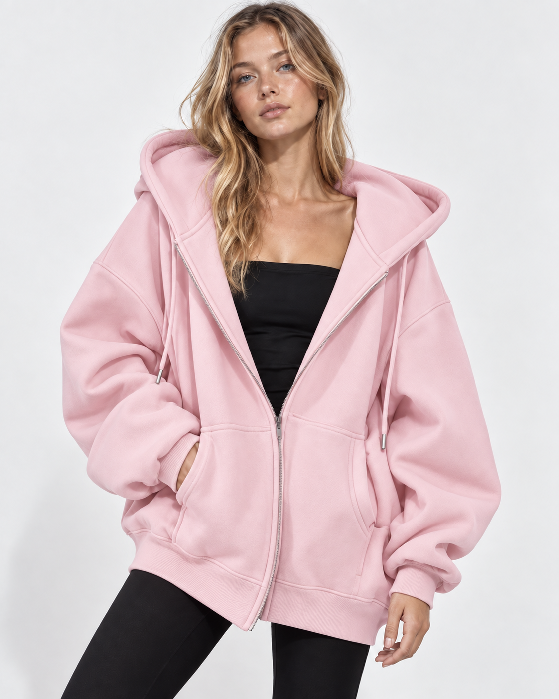 Kayla Hoodie Peach Pink