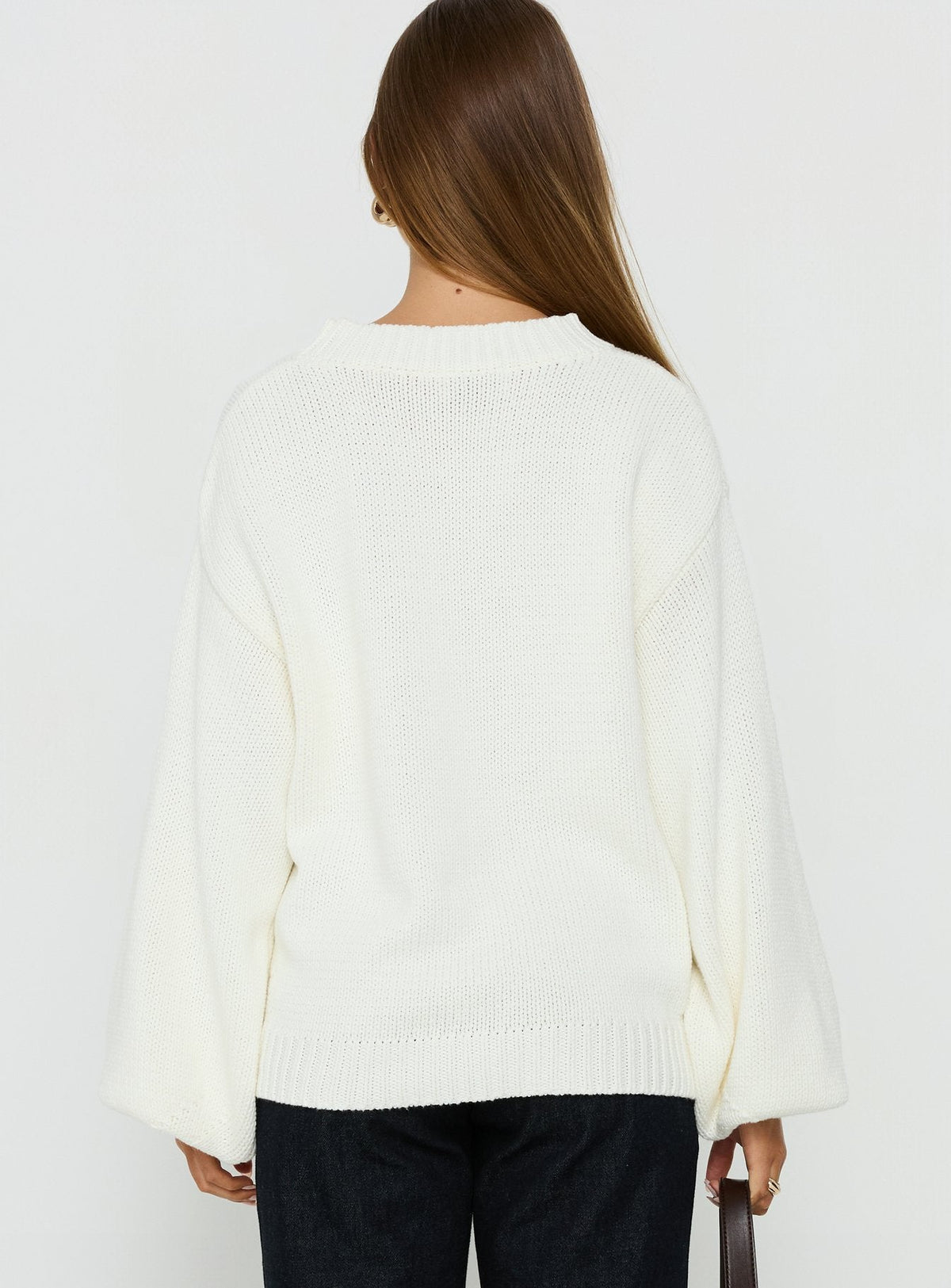 Eliza Sweater White