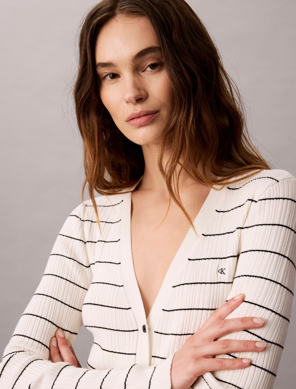 Aimee Stripe Cardigan
