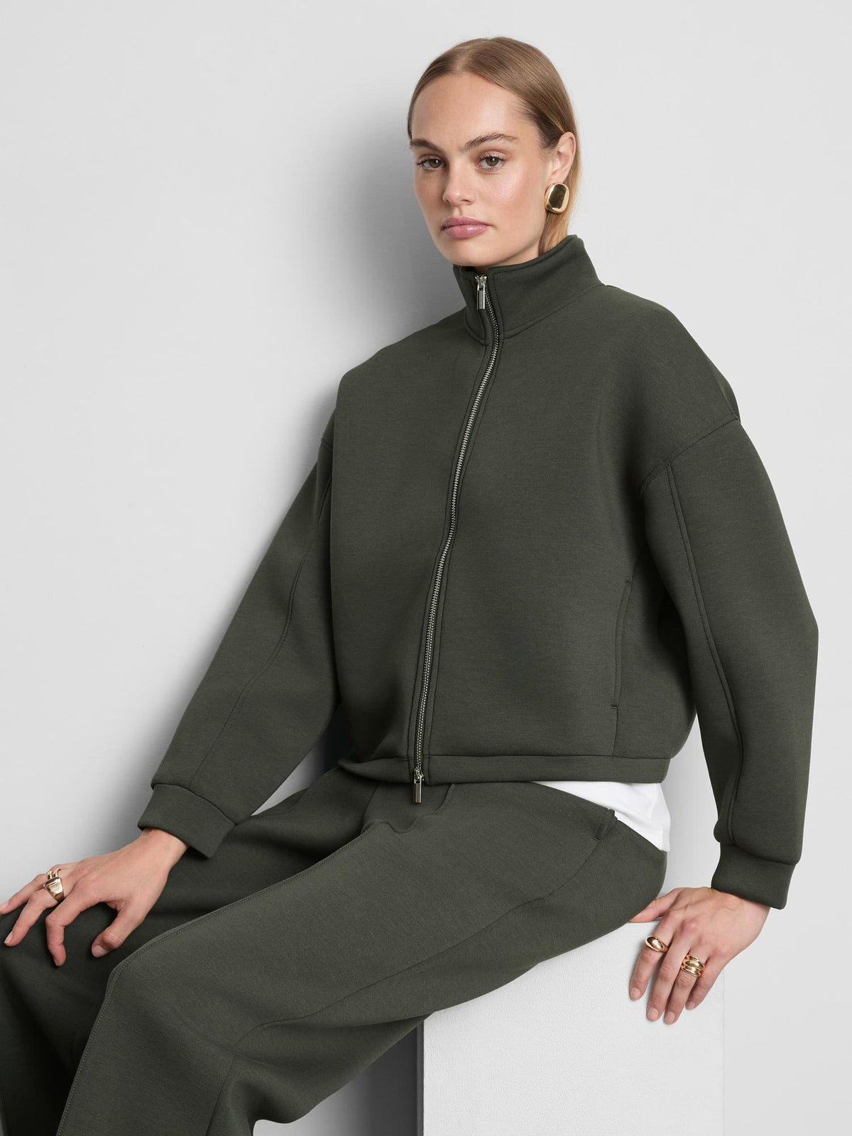 Jessa Bomber Jacket Olive
