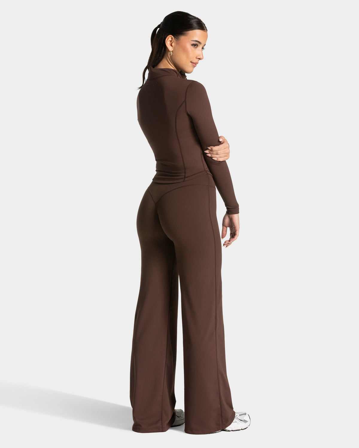 Lena Zip Jacket Espresso/Gold