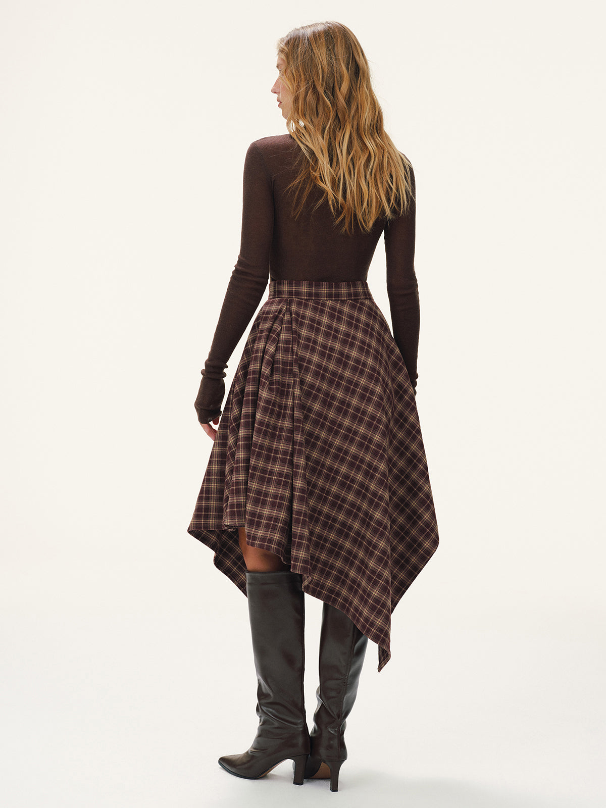 Tartane Midi Skirt
