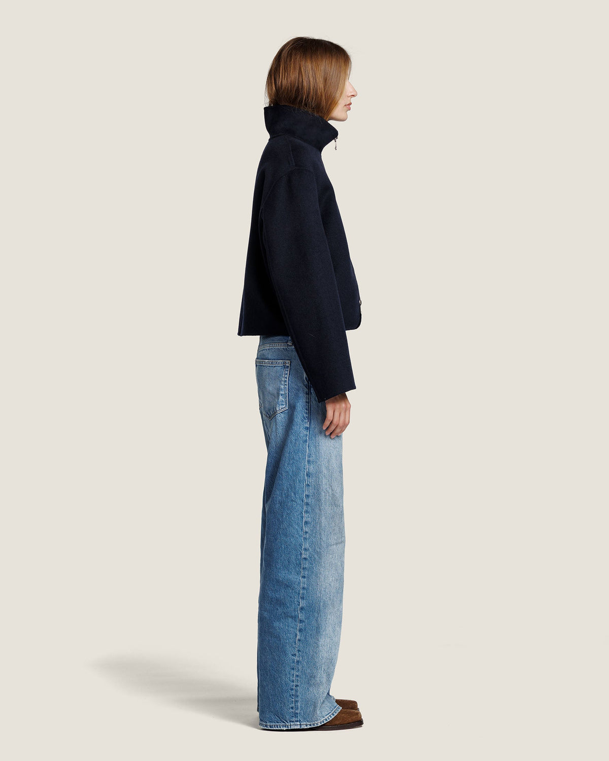 Midnight Wool Jacket Dark Blue