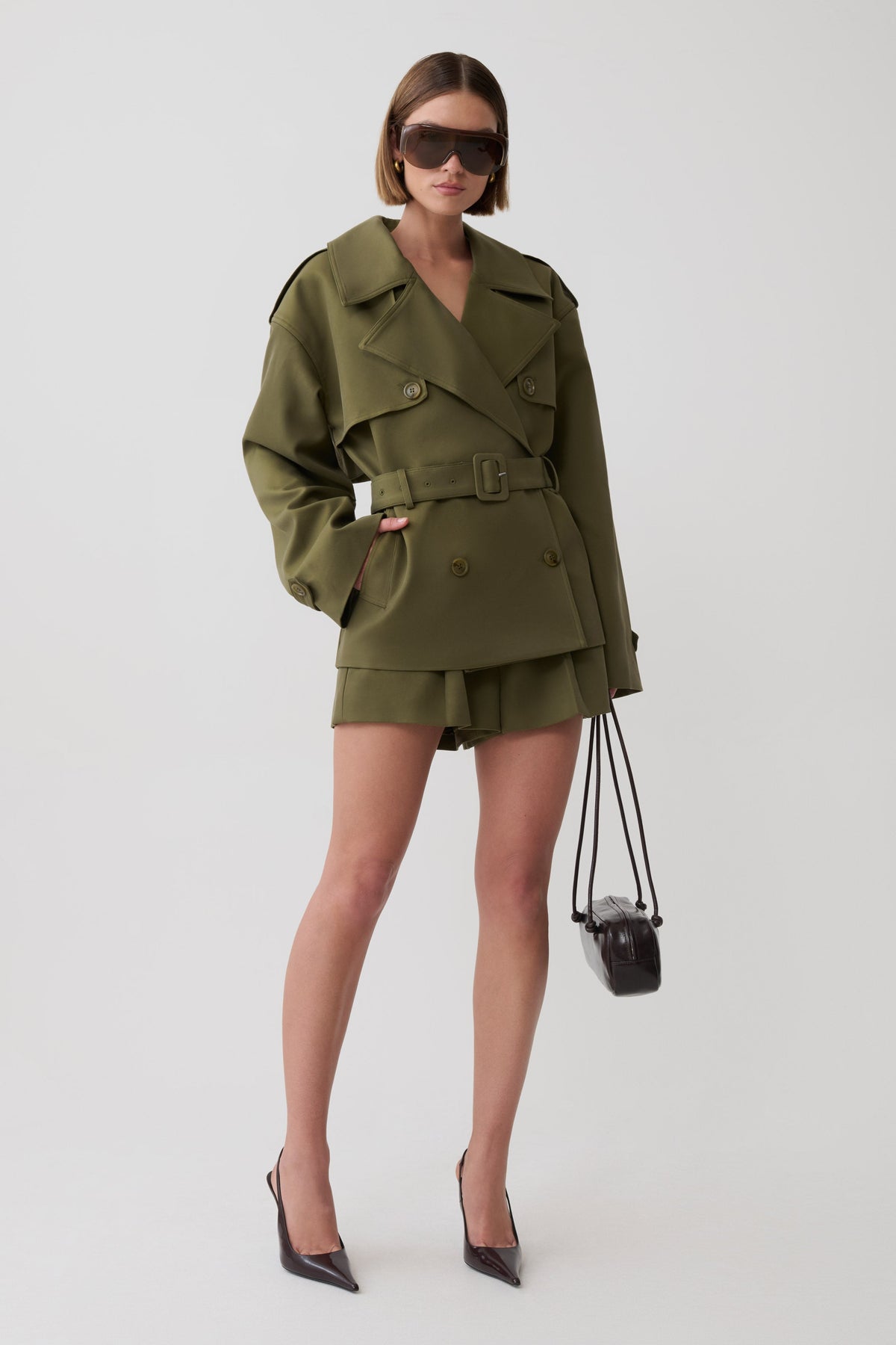 Alba Trench Jacket Olive
