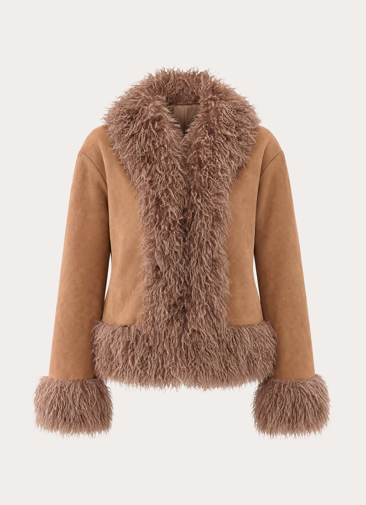 Katrijn Fur Trim Coat