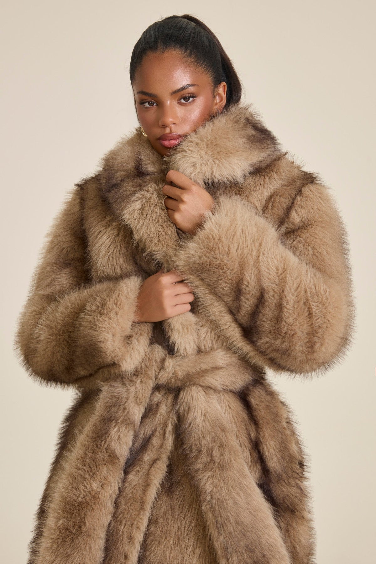 Mapelle Faux Fur Coat