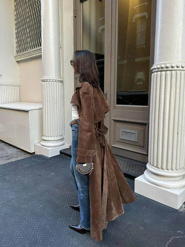Ava Suede Coat