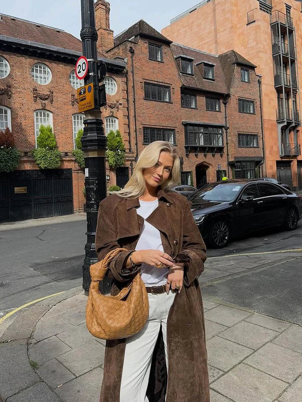 Ava Suede Coat