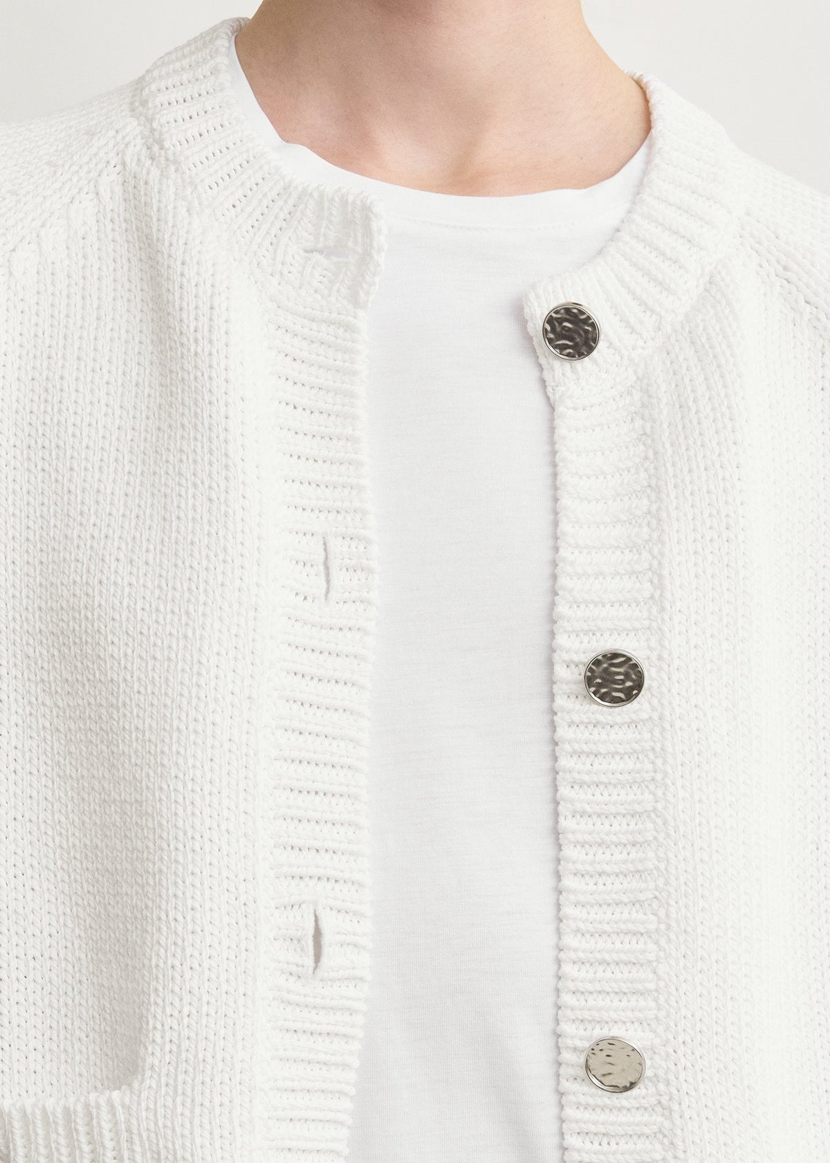 Ella Cardigan White