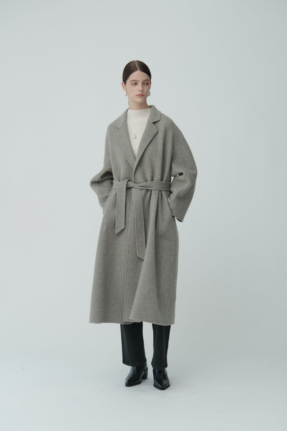 Greer Wool Coat Gray