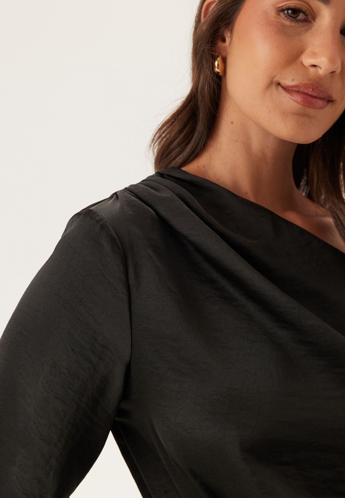 Luxe Mini Dress Black