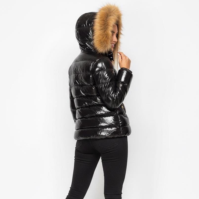 Kiara Puffer Coat Black