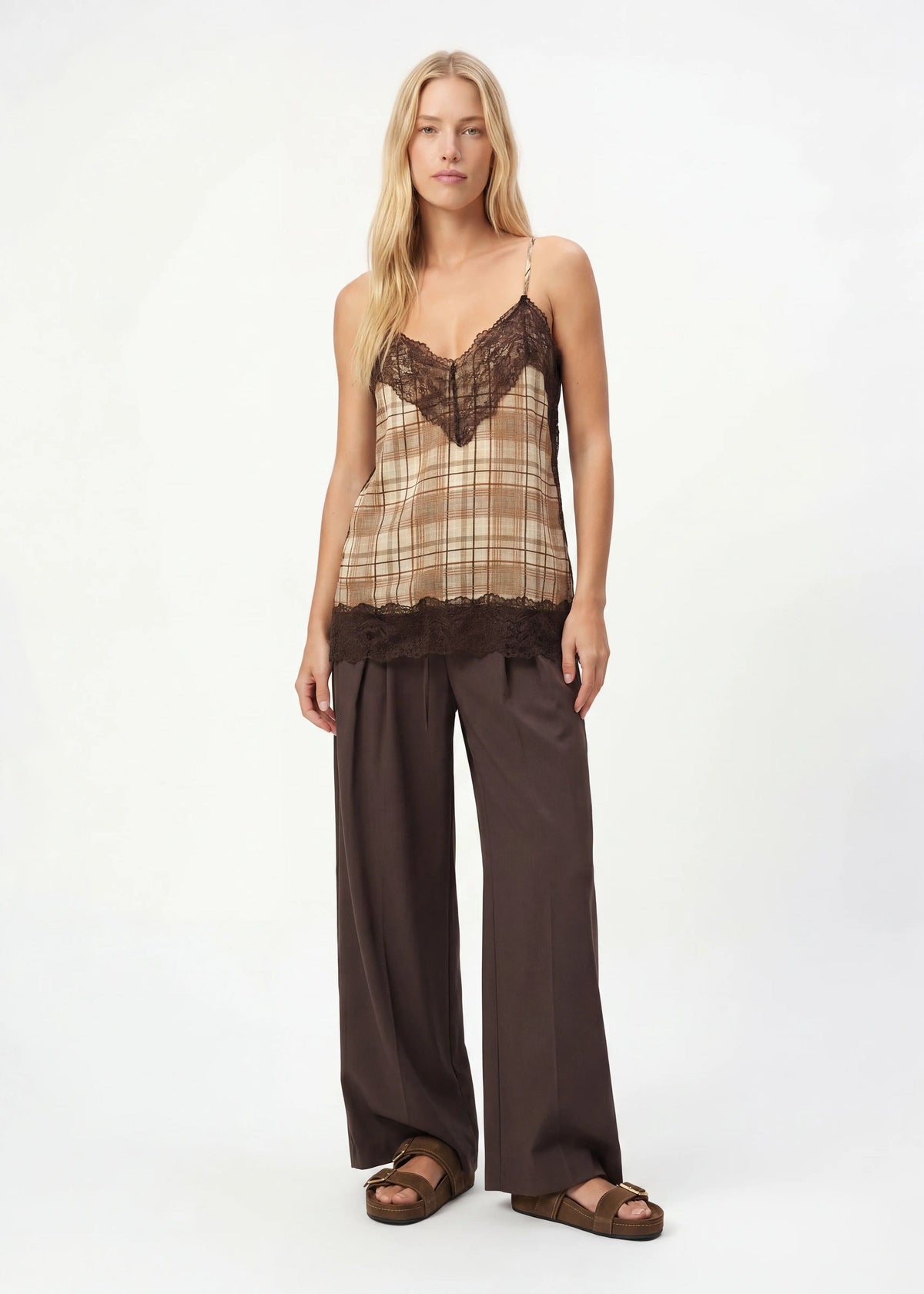 Mocha Lace Cami