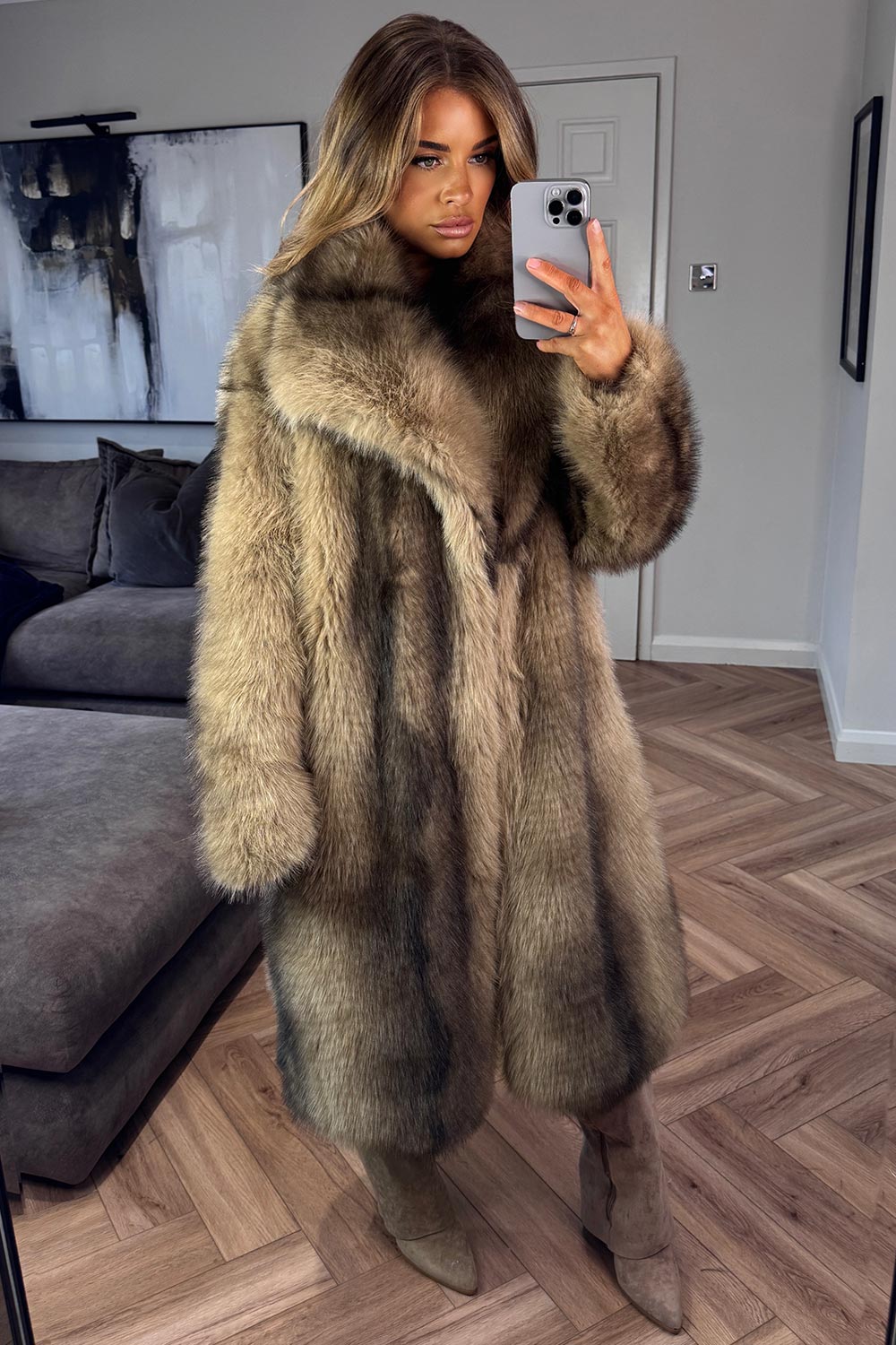 Doe Fur Coat