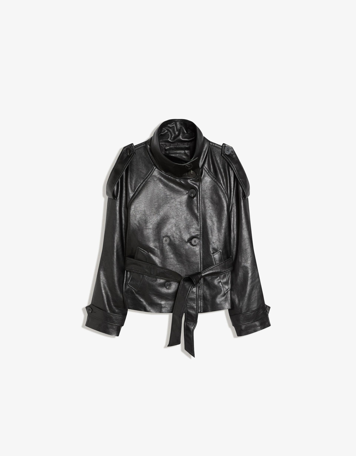Lorena Trench Jacket Black