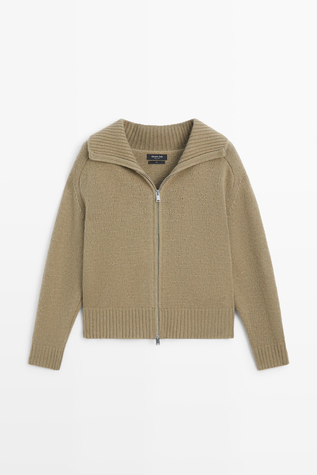 Pine Zip Cardigan Green