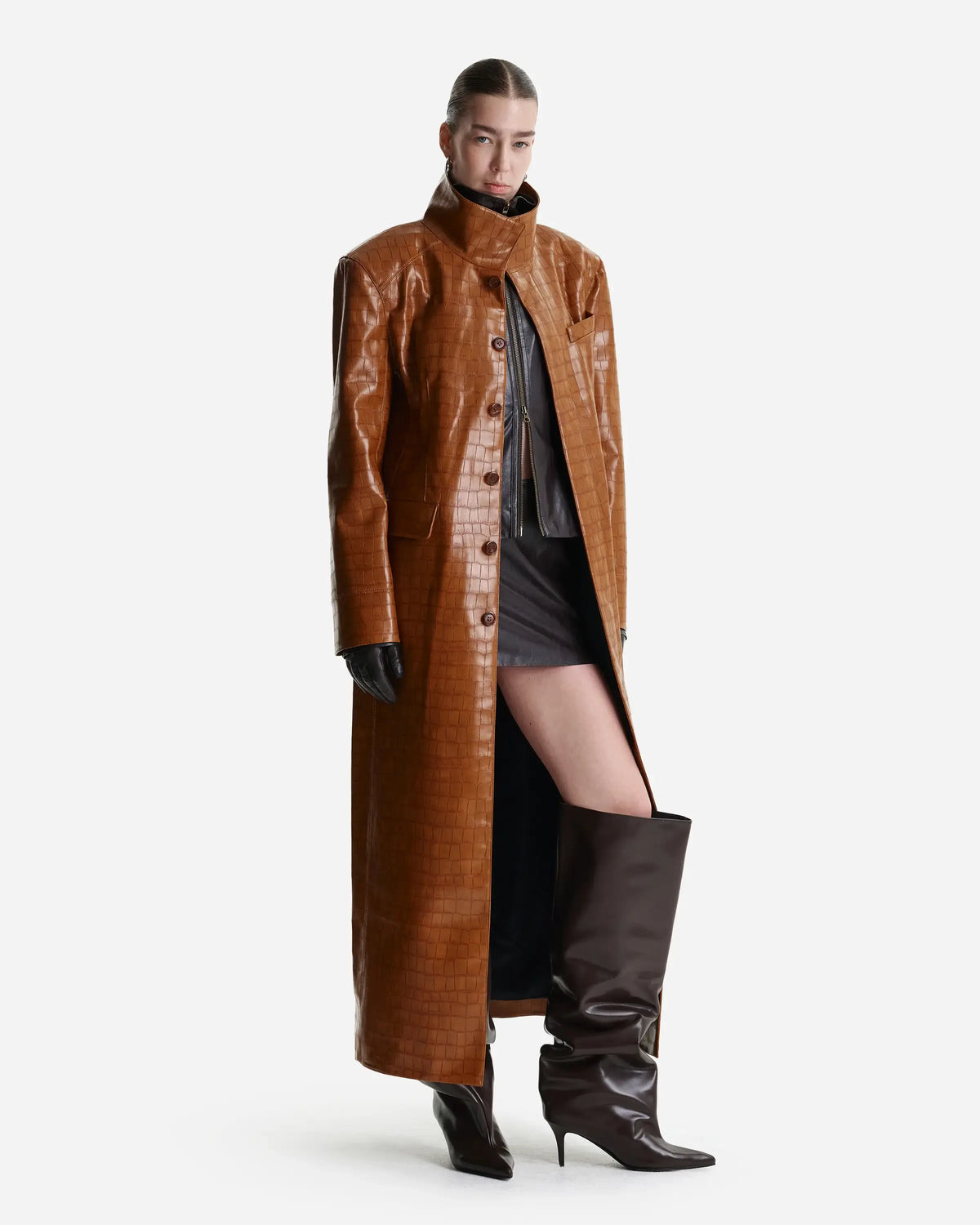 Roxy Leather Coat
