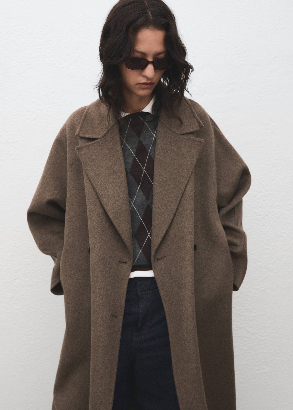 Ingrid Wool Coat Medium Brown