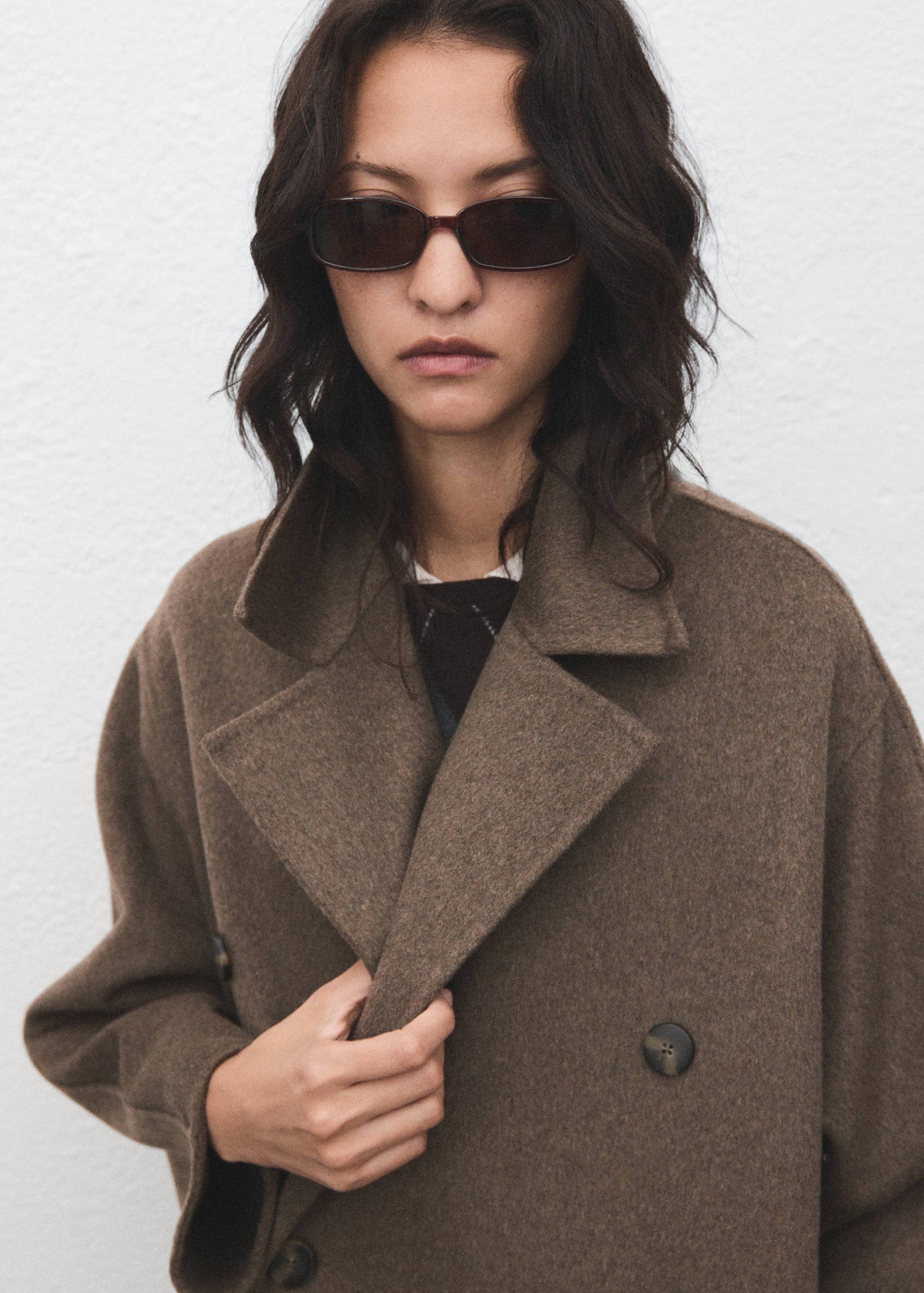Ingrid Wool Coat Medium Brown