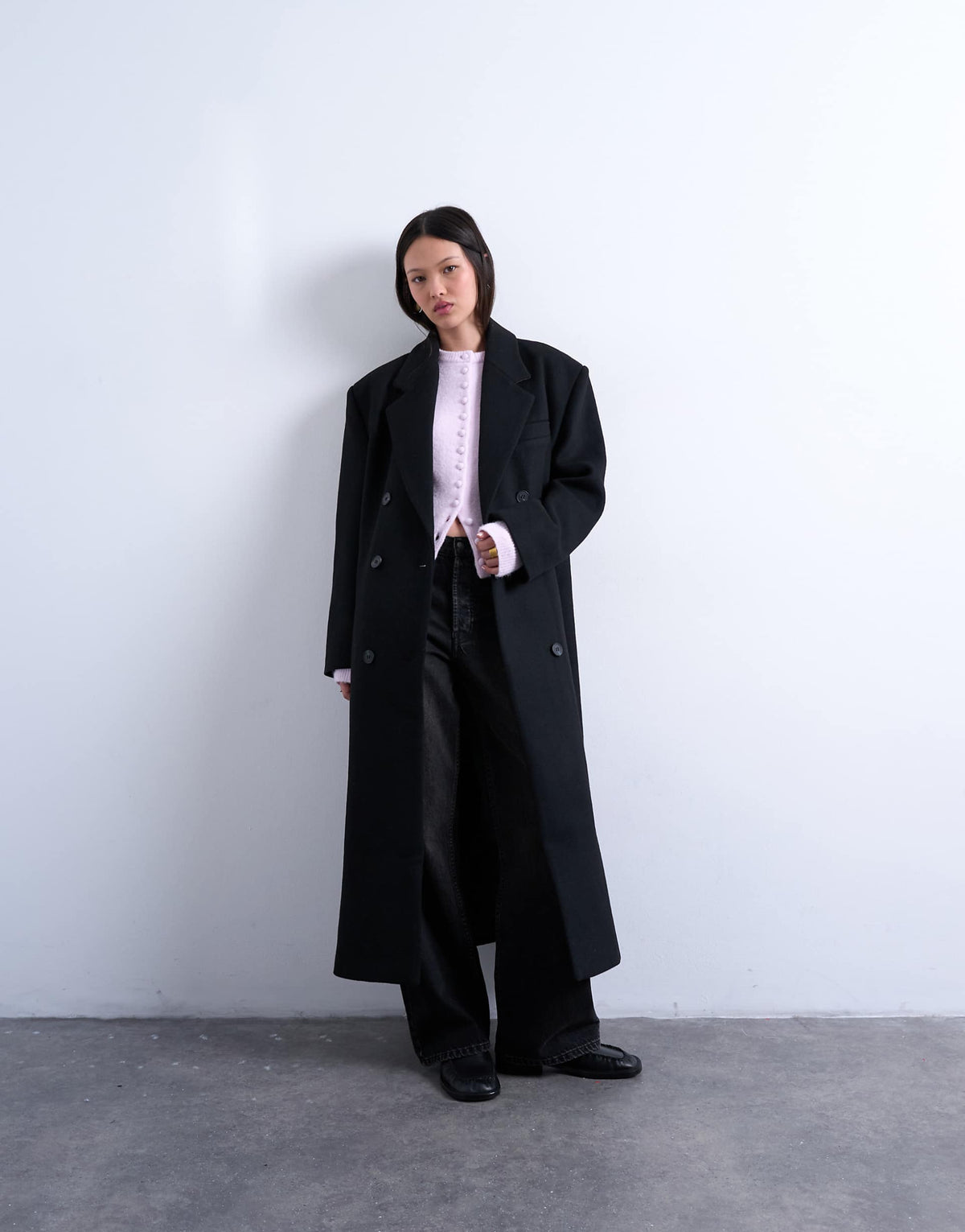 Viola Wool Coat Black