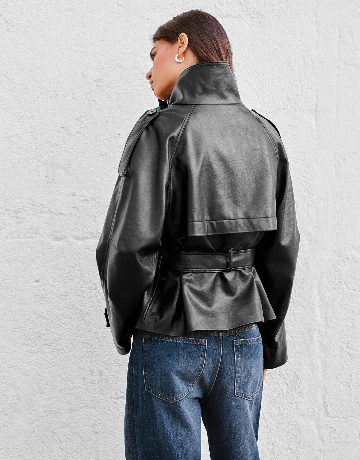 Ondrea Trench Jacket Black