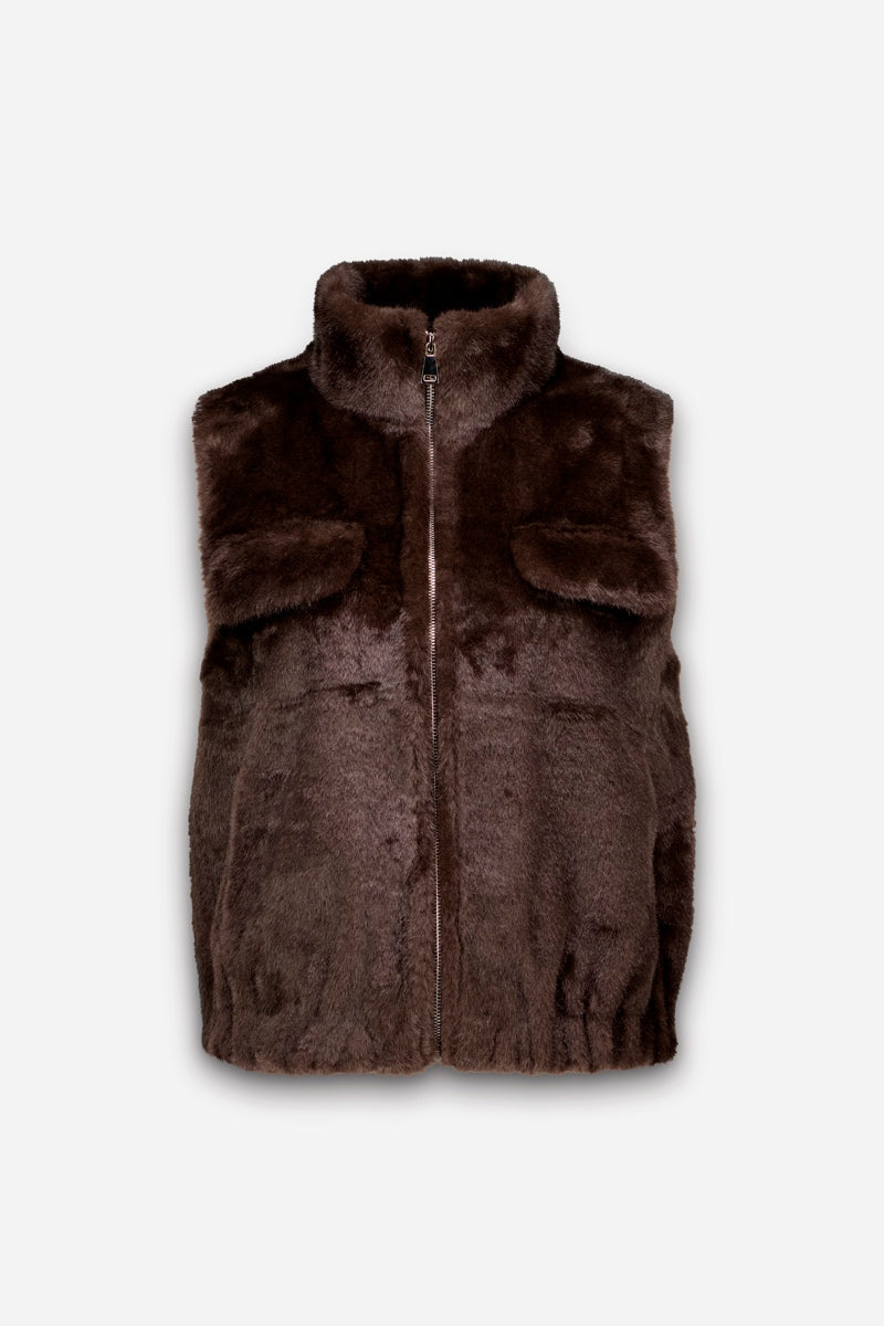 Zelinda Fur Vest