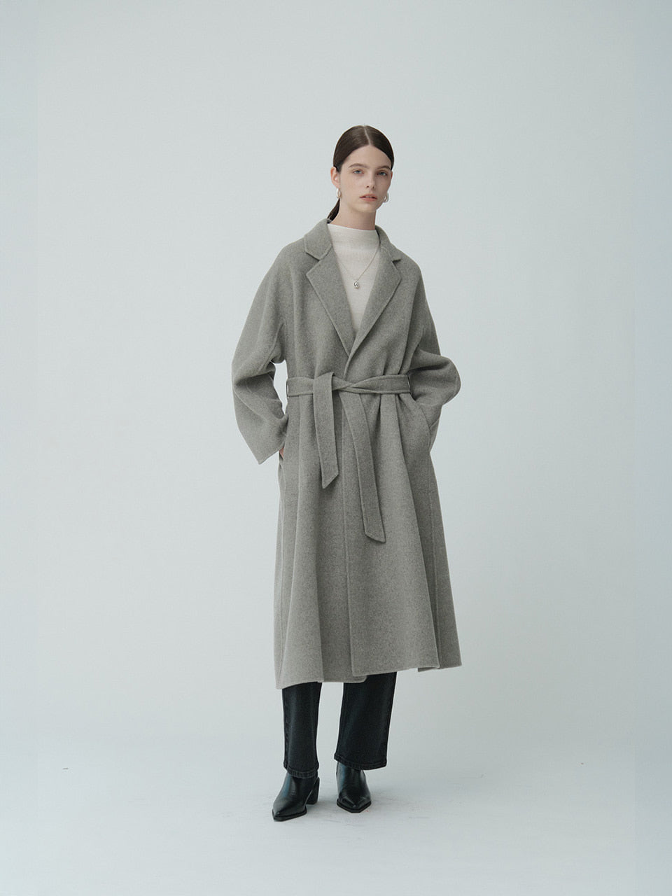 Greer Wool Coat Gray