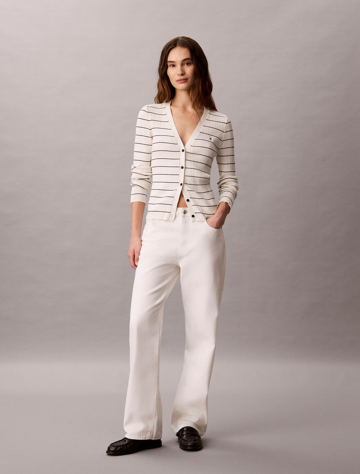 Aimee Stripe Cardigan