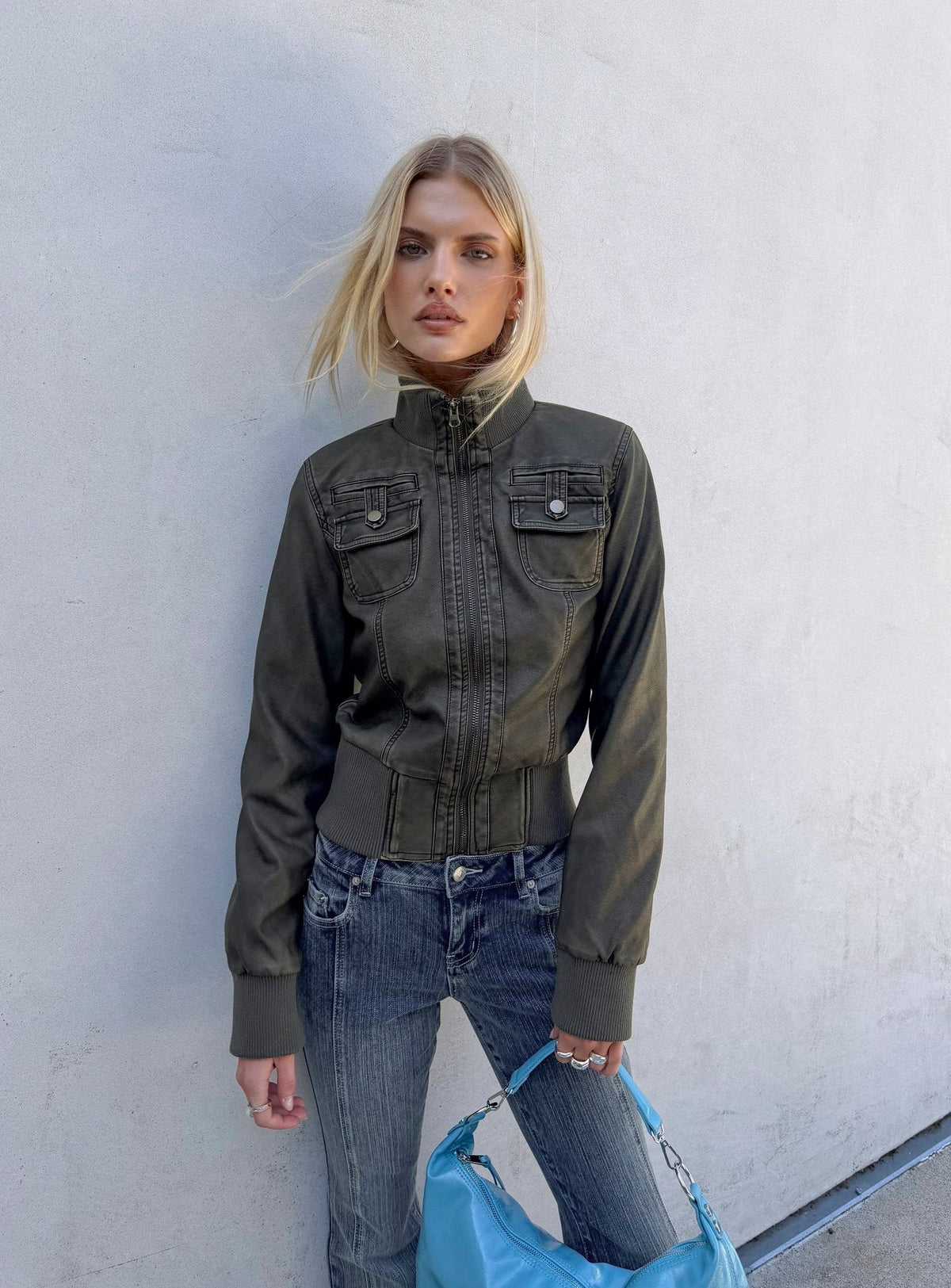 Freya Jacket Washed Black