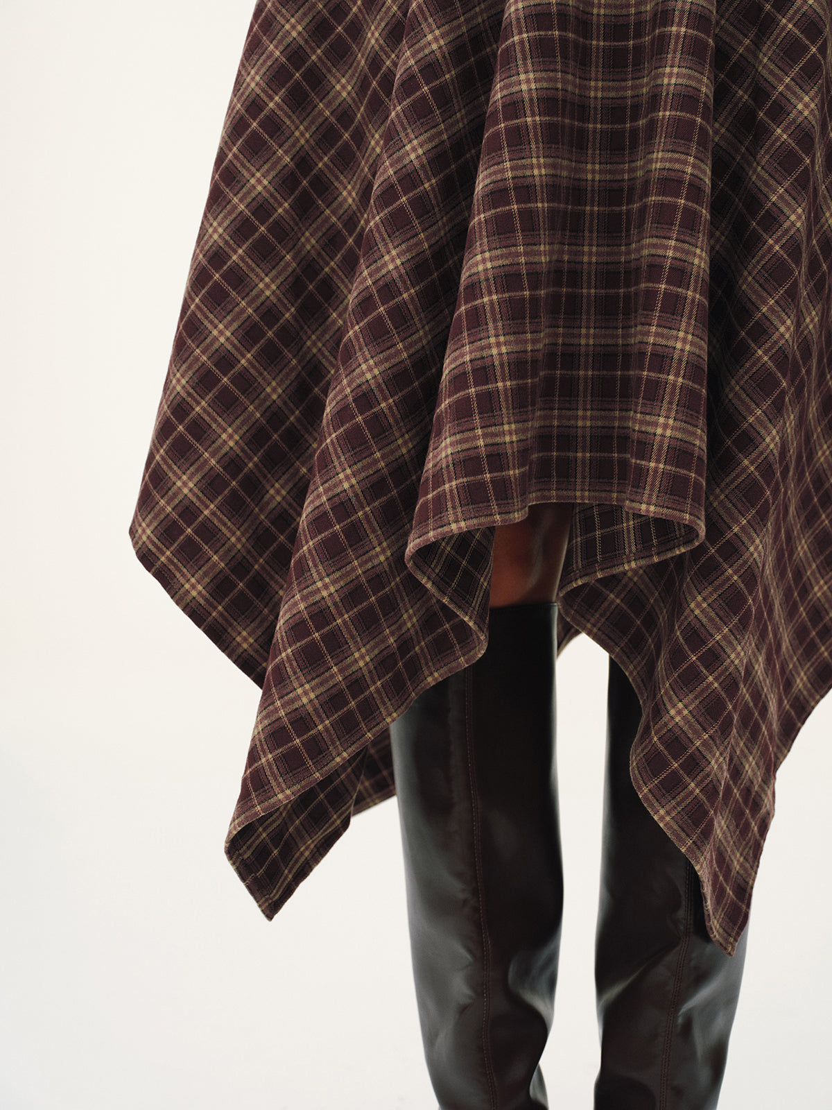 Tartane Midi Skirt
