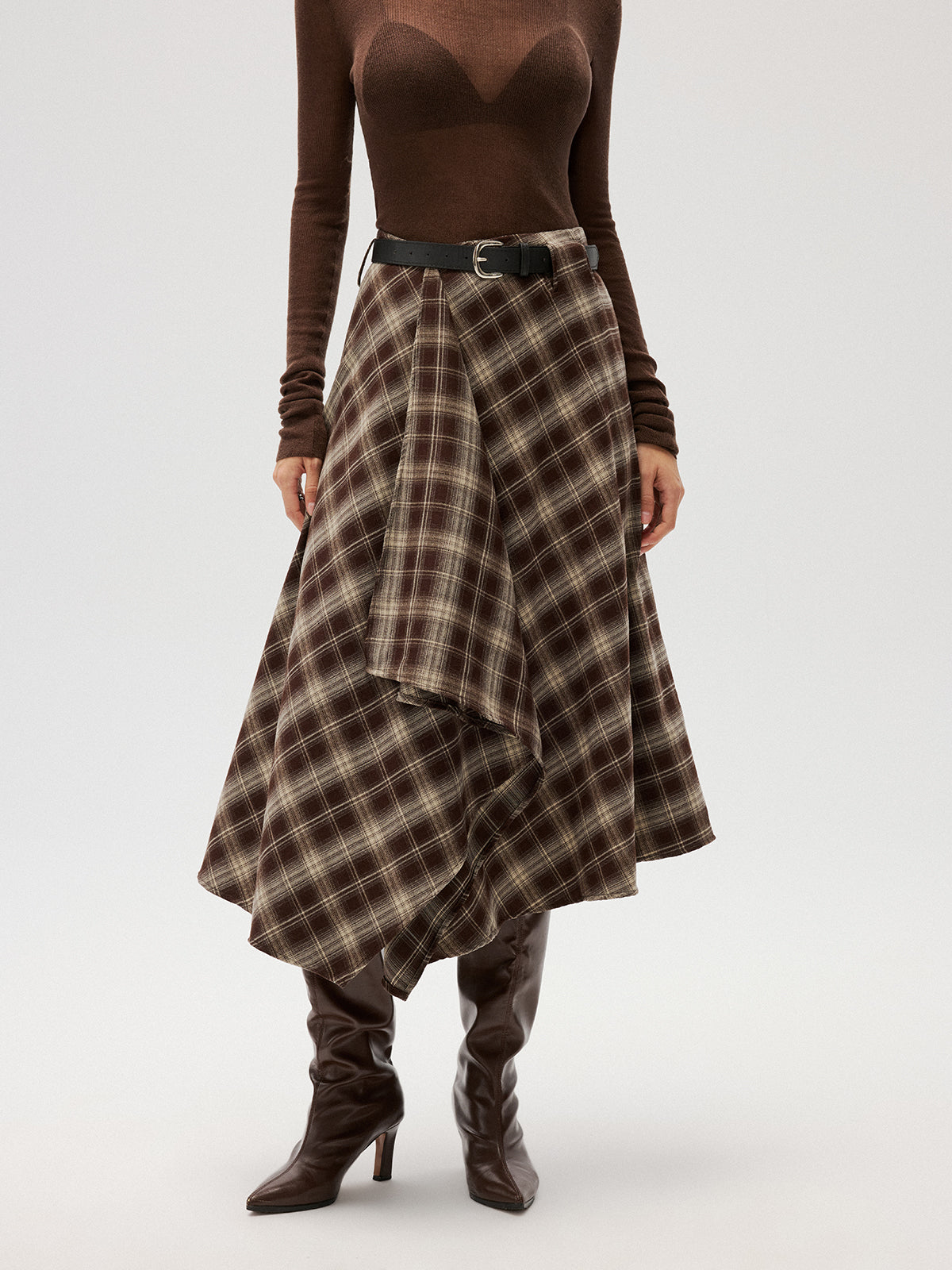 Graze Plaid Skirt