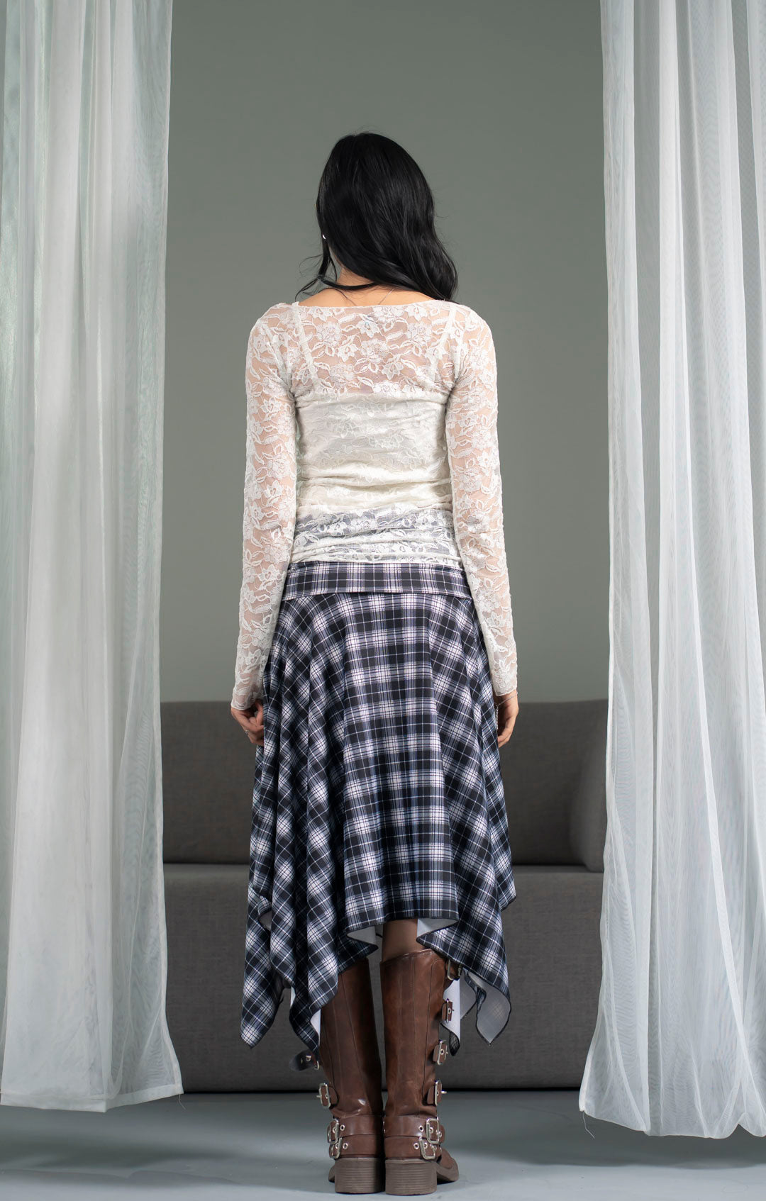 Fredrikke Plaid Skirt