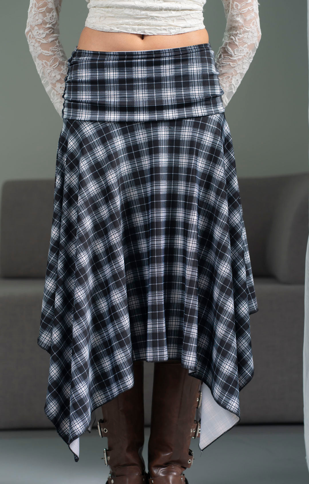 Fredrikke Plaid Skirt