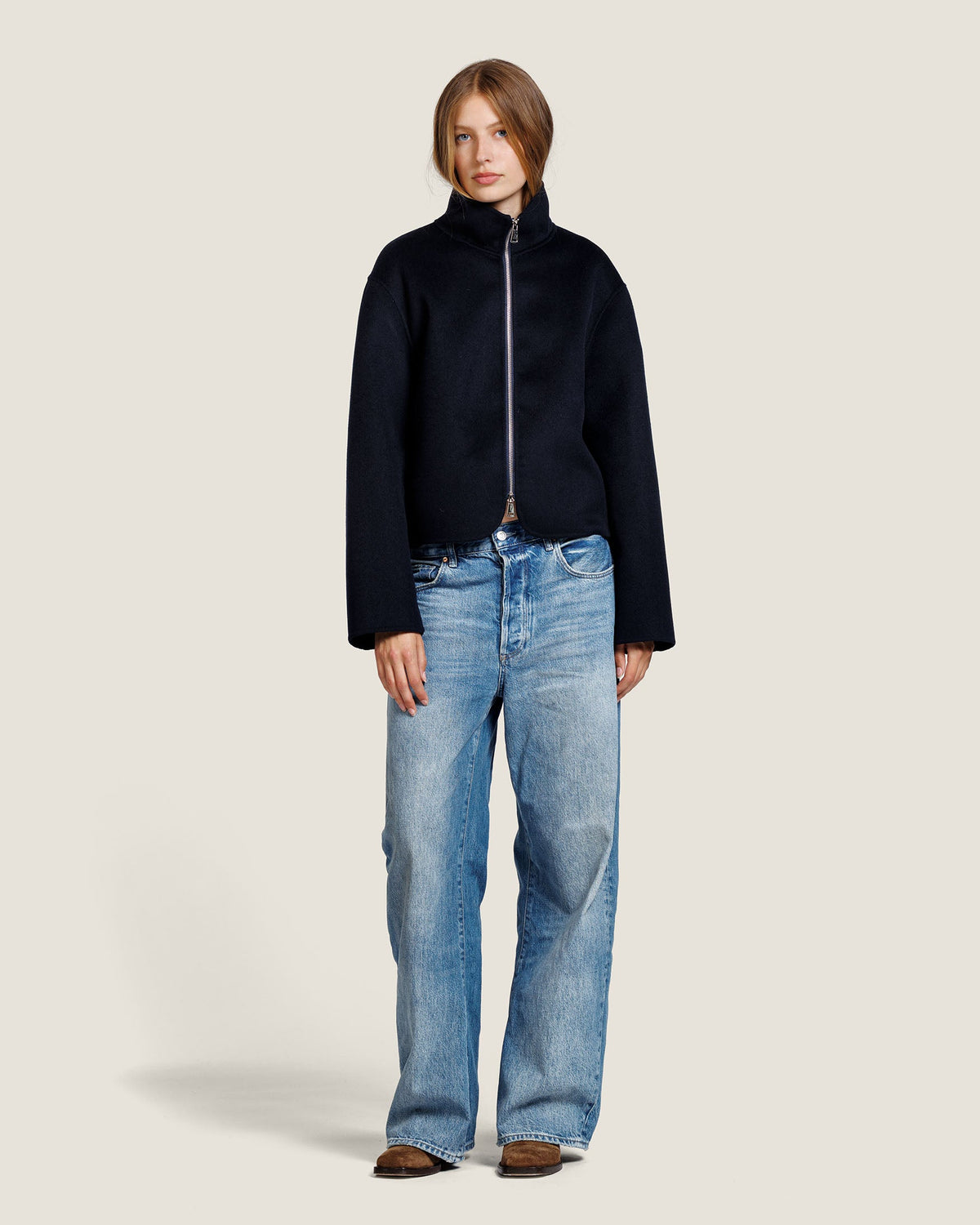 Midnight Wool Jacket Dark Blue