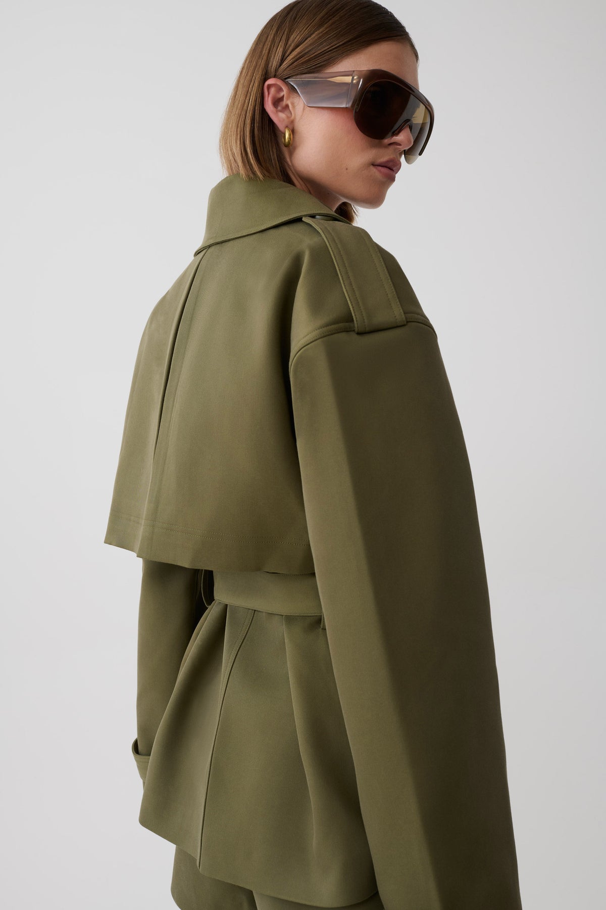 Alba Trench Jacket Olive