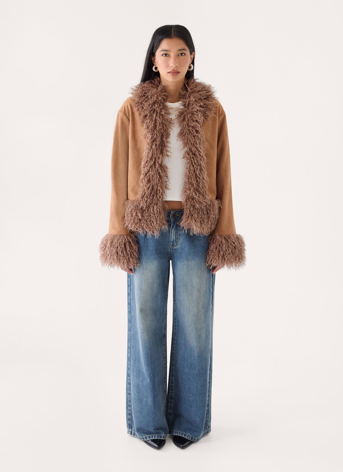 Katrijn Fur Trim Coat