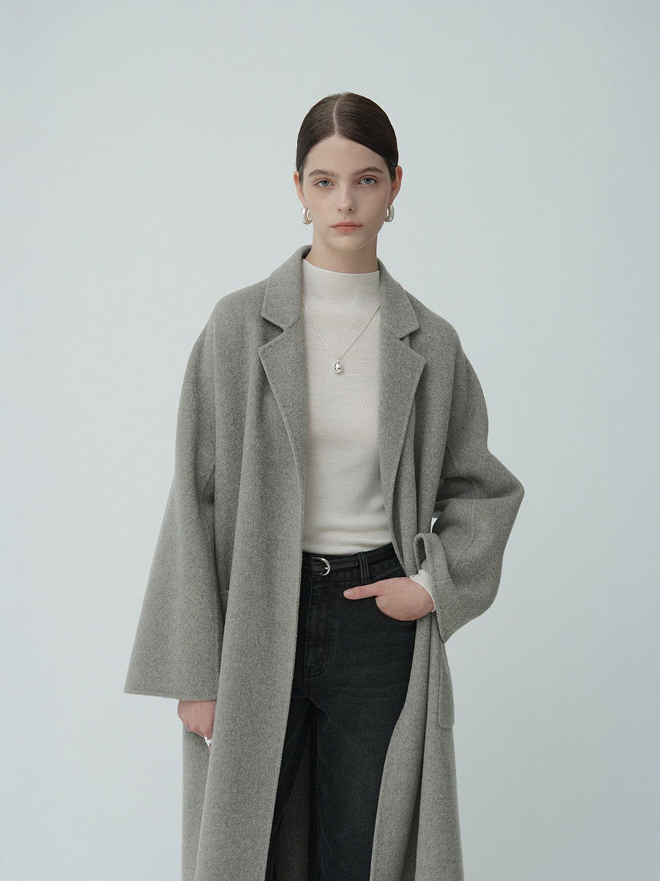 Greer Wool Coat Gray