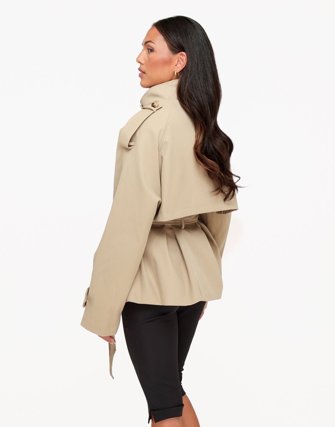 Clara Trench Coat Dark Beige