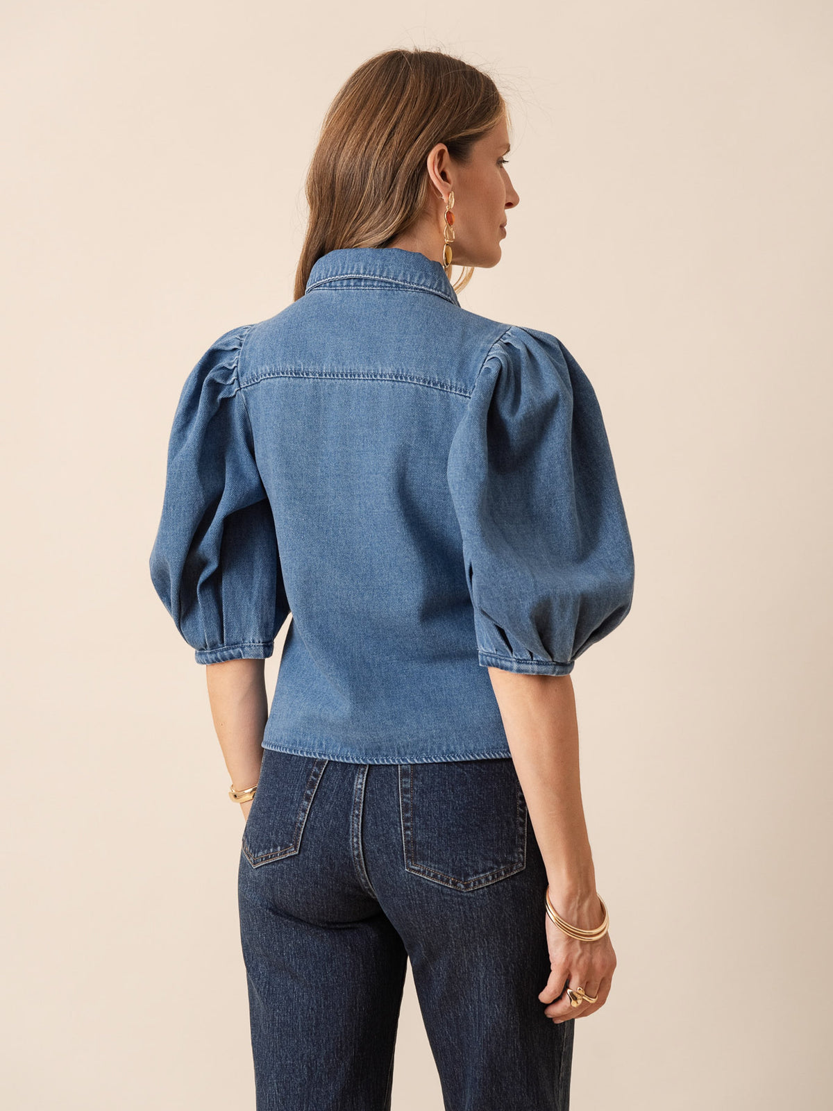 Laurel Denim Shirt Stone Denim