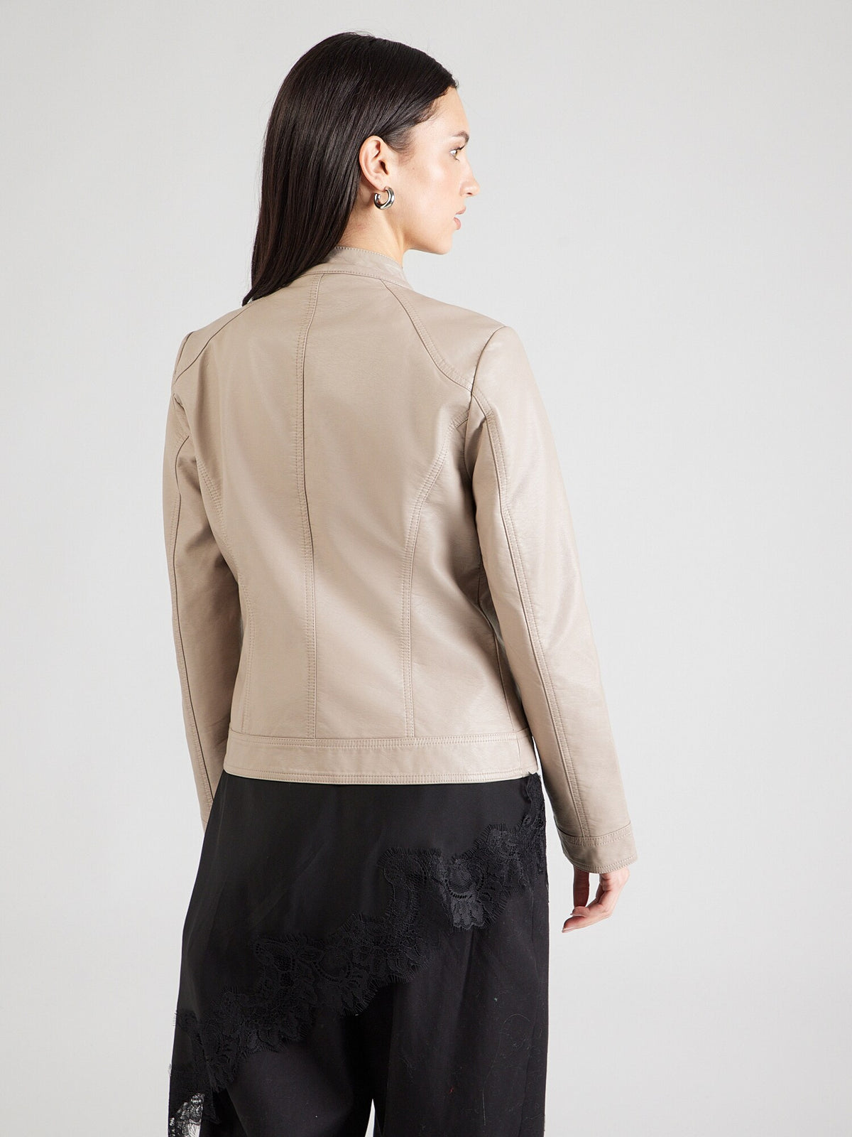 Bonnie Biker Jacket Dark Beige