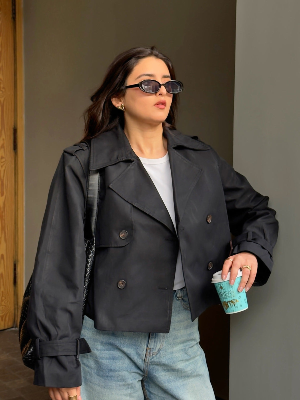 Annika Trench Coat Black